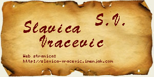 Slavica Vračević vizit kartica